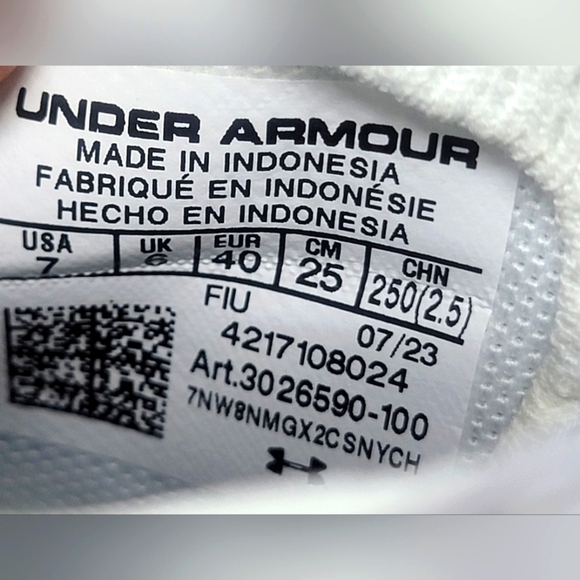 Under Armour Harper 8 Low USA ST Baseball White Navy 3026590 100 Men Size 7 New main image 6